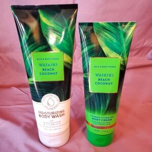 Bath and Body Works Wakiki Beach Coconut Set
